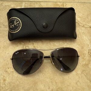 Ray-Ban Aviator Sunglasses with Black Case